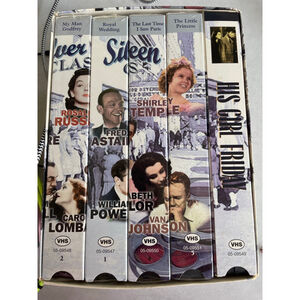 Goodtimes Home Video Silver Screen Classics 5-Pack VHS White Blue